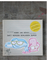 Hörspiel-CD-Cover: Linus Volkmanns "Robbe und Bürzel" [copyright Kuon/Kaleschke]
